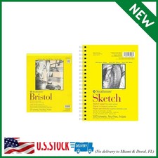 Strathmore 300 Series Bristol Paper Pad, Smooth, Tape Bound, 11x14 inches, 20 Sh
