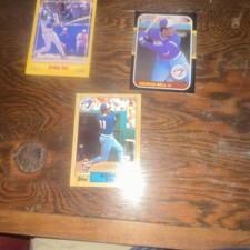 Topps Donruss Score George Bell Toronto Blue Jays MLB Baseball Card Lot 3 Cards