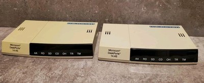 Microcom DeskPorte 14.4S 14,400 bps Modem X2...Untested Sold for Parts Only!