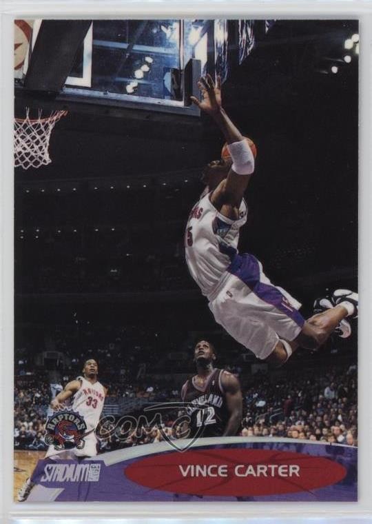 2000-01 Topps Stadium Club Vince Carter #17 HOF 05v0