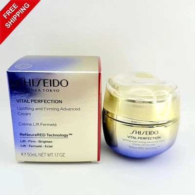Shiseido Vital Perfection Uplifting Firming Face Cream 1.7oz 50mL Anti Aging New