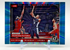 Dejounte Murray 2021-22 Panini Donruss #27 Holo Teal Laser Spurs NM