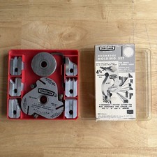 Craftsman Radial and Bench Saw Molding Cutter Set Shaper Kromedge 9 3221 USA