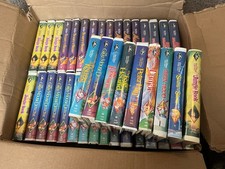 Lot of Forty One 41 Walt Disney Black Diamond VHS Tapes,