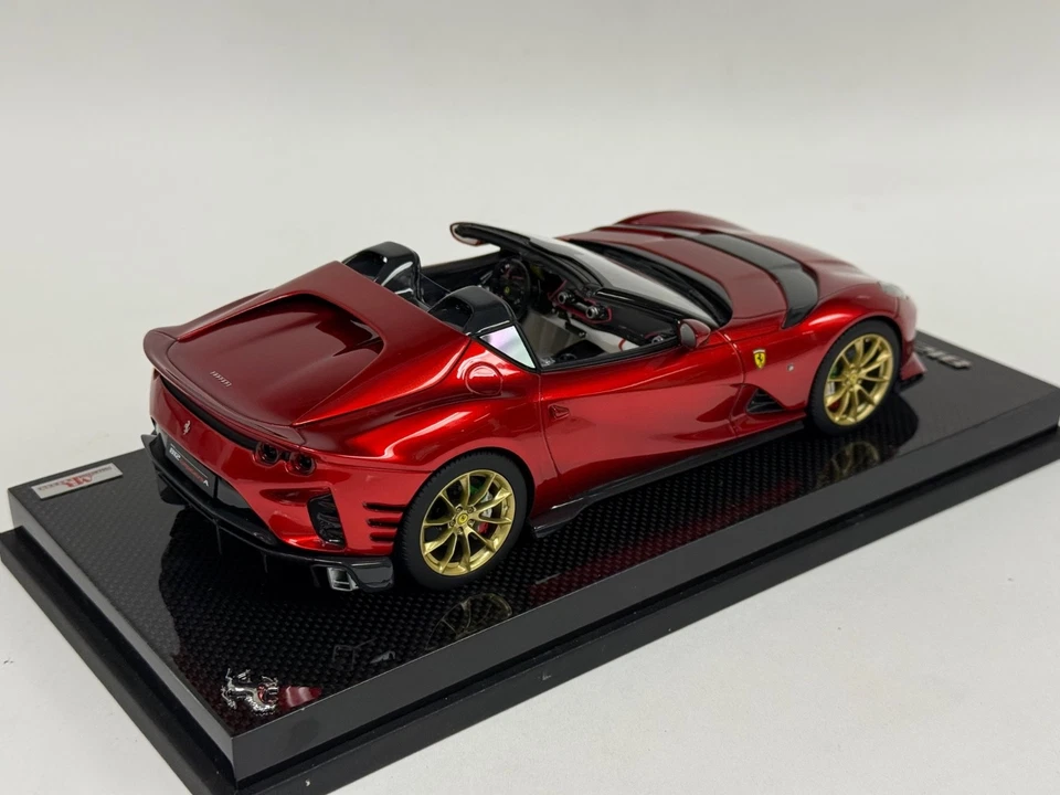 1/18 MR Collection Ferrari 812 Competizione A Rosso Effesto 3 pcs FE034AT BO162 - Image 3 of 4