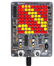 LED Chaser Soldering Practice Kit PCB Board 81 Leds for STEM Electronics School