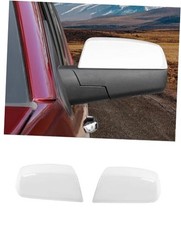 Mirror Caps Covers Compatible with 2014-2018 Chevy Silverado GMC Sierra White