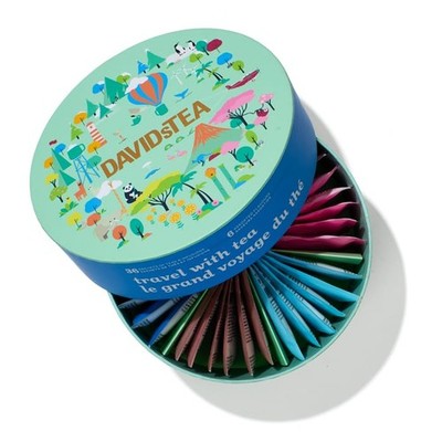 36-Sachet Around-the-World Tea Sampler Gift Set