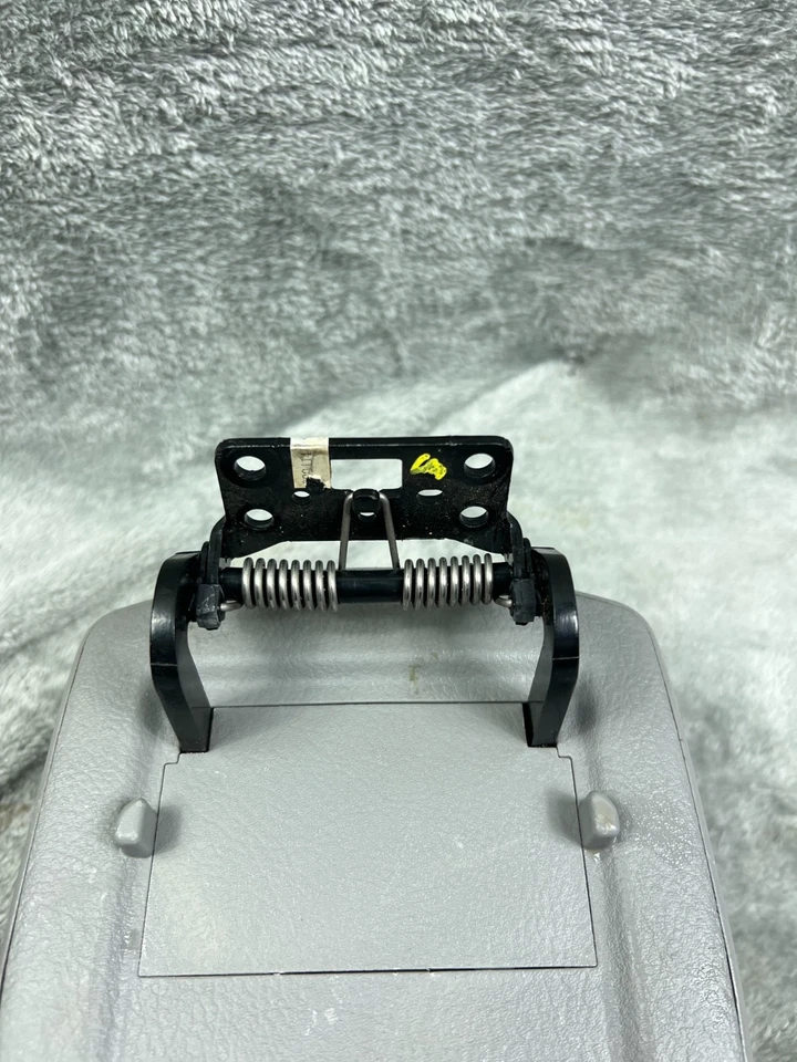 2007-2009 Kia Spectra Center Console Gray Leather Armrest Lid Storage OEM - Image 4 of 4