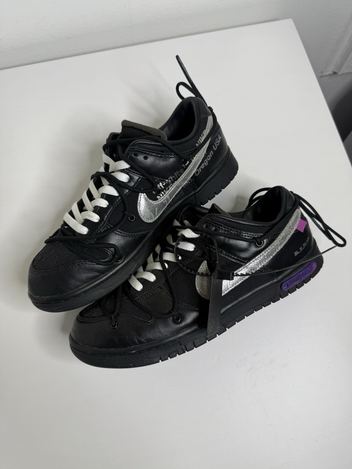 OFF WHITE X NIKE Taglia 9 5 Nike Off White x Dunk Low Lotto 50 di 50