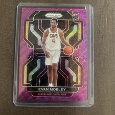 2021-22 Panini Prizm - Evan Mobley #325 Purple Wave Prizm (RC)
