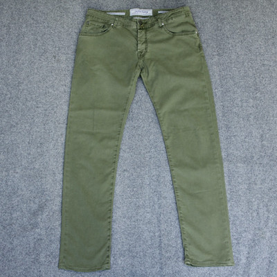 Jacob Cohen Jeans Mens 36 Green J622 COMF 622 Comfort 5-Pocket Pants