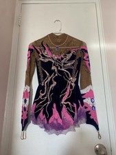 Rhythmic Gymnastics Swarovski Crystal Hand Sewn Leotard