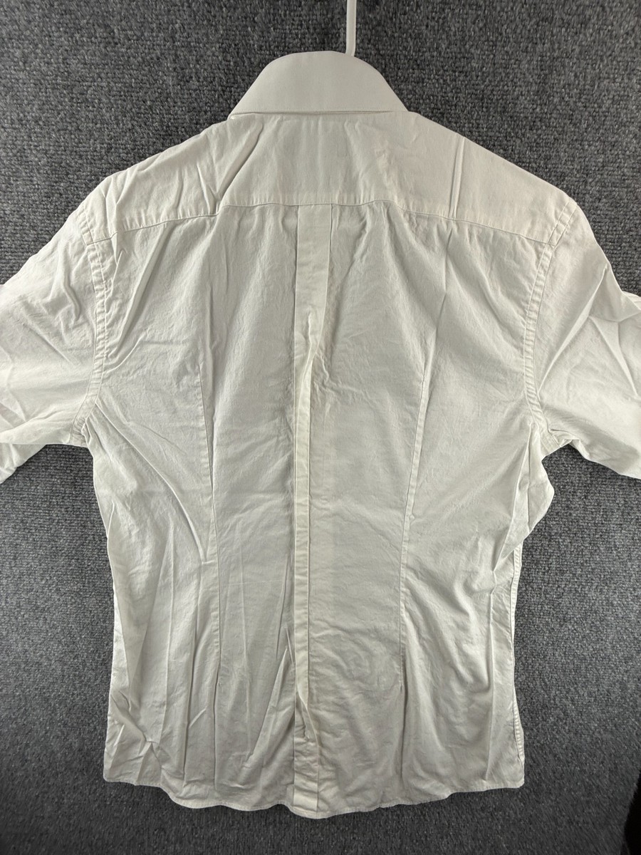 Dolce & Gabbana Gold Italy Made 16 (41) Button Up Shirt White Long