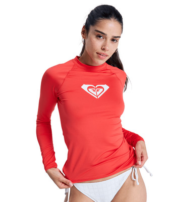 ROXY DAMEN RASH WESTE. NEU GANZES HERZ UPF50+ LANGARM SONNENSCHUTZ OBERTEIL S26