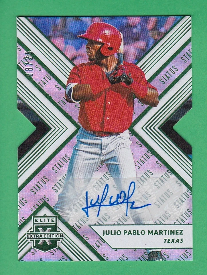 Autographs Status Emerald Die-Cut