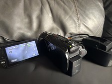 Canon VIXIA HF S20 Camcorder CMOS Black HD Video Camera W/ Extended Battety