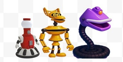 Mystery Science Theater 3000 MST3K Custom CROW T. ROBOT Tom Servo Gypsy  FIGUREs