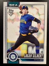 Logan Gilbert Seattle Mariners 2026 Topps Series 1  75th Anniversary #235