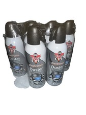 Dust-Off Disposable Compressed Gas Duster, 10 oz Cans, 6 Pack