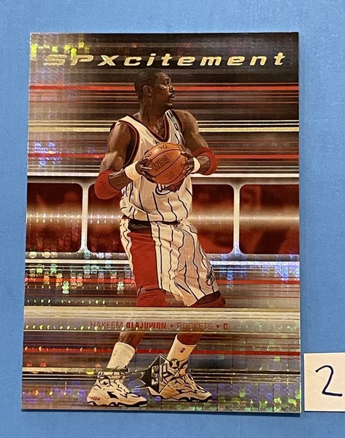 Upper Deck 1999 SPxcitement Insert Hakeem Olajuwon #S14 Houston Rockets