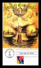 DR JIM STAMPS US COVER STATUE OF LIBERTY FIRST DAY ISSUE HAND MADE