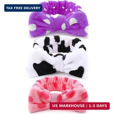 WSYUB 3PCS Spa Headbands, Headbands for Face Washing