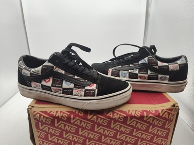 VANS-Old Skool-Love Letters-Black Skate Shoes-UNISEX-Size Mens 6.5/Women 8-W/Box