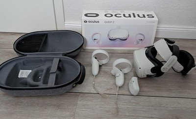 Meta Quest 2 VR Headset + BOBOVR M2 Pro + Akku + Schutztasche