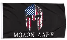 Molon Labe Patriotic Flag Banner Outdoor Indoor Decoration Flag 3x5Feet 100D