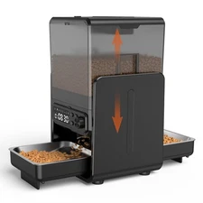 Automatic Cat & Dog Food Dispenser 5L dual bowls timer dry food feeder