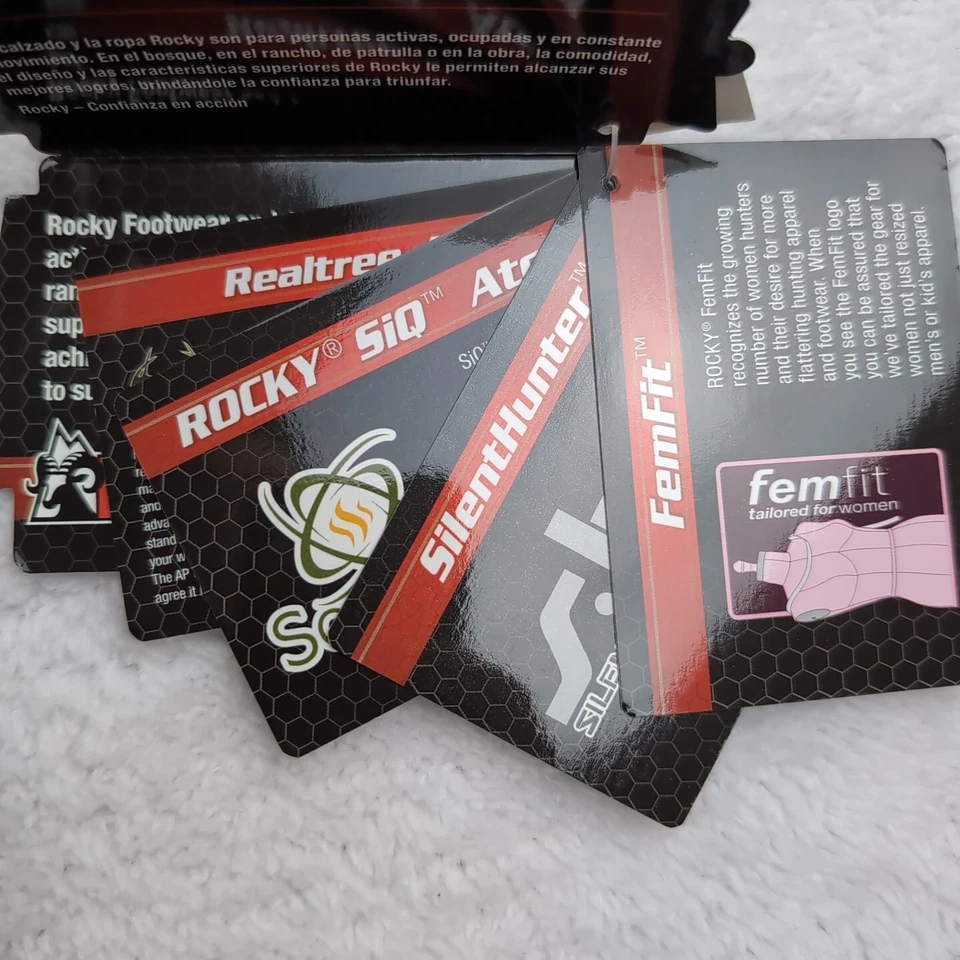 Rocky Silent Hunter Womans Femfit SiQ Atomic 1/4 Zip Shirt Realtree AP Large - Image 4 of 4