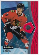 2023-24 Upper Deck Synergy Red Parallel LUKAS REICHEL #30 Chicago Blackhawks UD