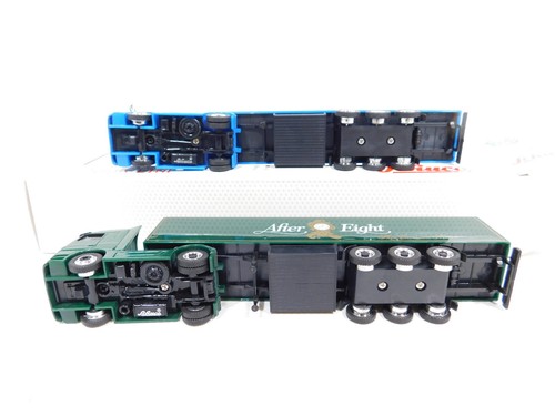 CG229-0,5# 2X Schuco Junior Line H0/1:87 Sattelzug Mercedes: 22400+22402, SG+Box - Imagen 5 de 5