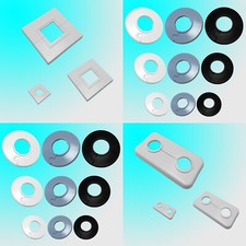 Abdeck Rosetten für Heizkörper Heizungsrohr Kupferrohr Abdeckrosette 8-60mm