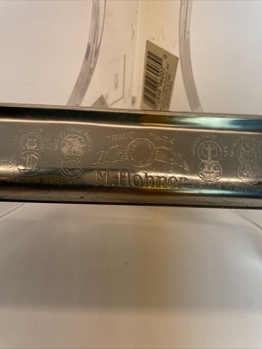 ARMÓNICA BANDA MARINA M. HOHNER VINTAGE Hecha en ALEMANIA Llave C 6” - Imagen 5 de 13