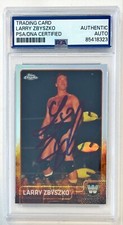 2015 Topps Chrome WWE WWF Larry Zbyszko Signed Auto Card #84 PSA DNA