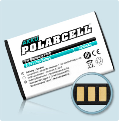 PolarCell Akku für Samsung Primo GT-S5610 GT-C6112 DuoS Batterie Accu Acku