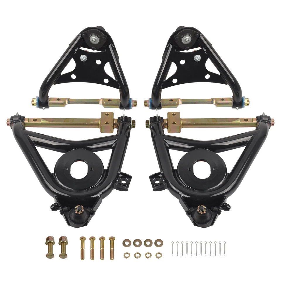 For 1958-1964 Chevy Impala Bel Air Biscayne Tubular Upper&Lower Control Arm Kit - Image 2 of 4