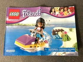 LEGO Friends 41000 Water Scooter Fun 100% Complete w/ Manual, Box & Minifigure
