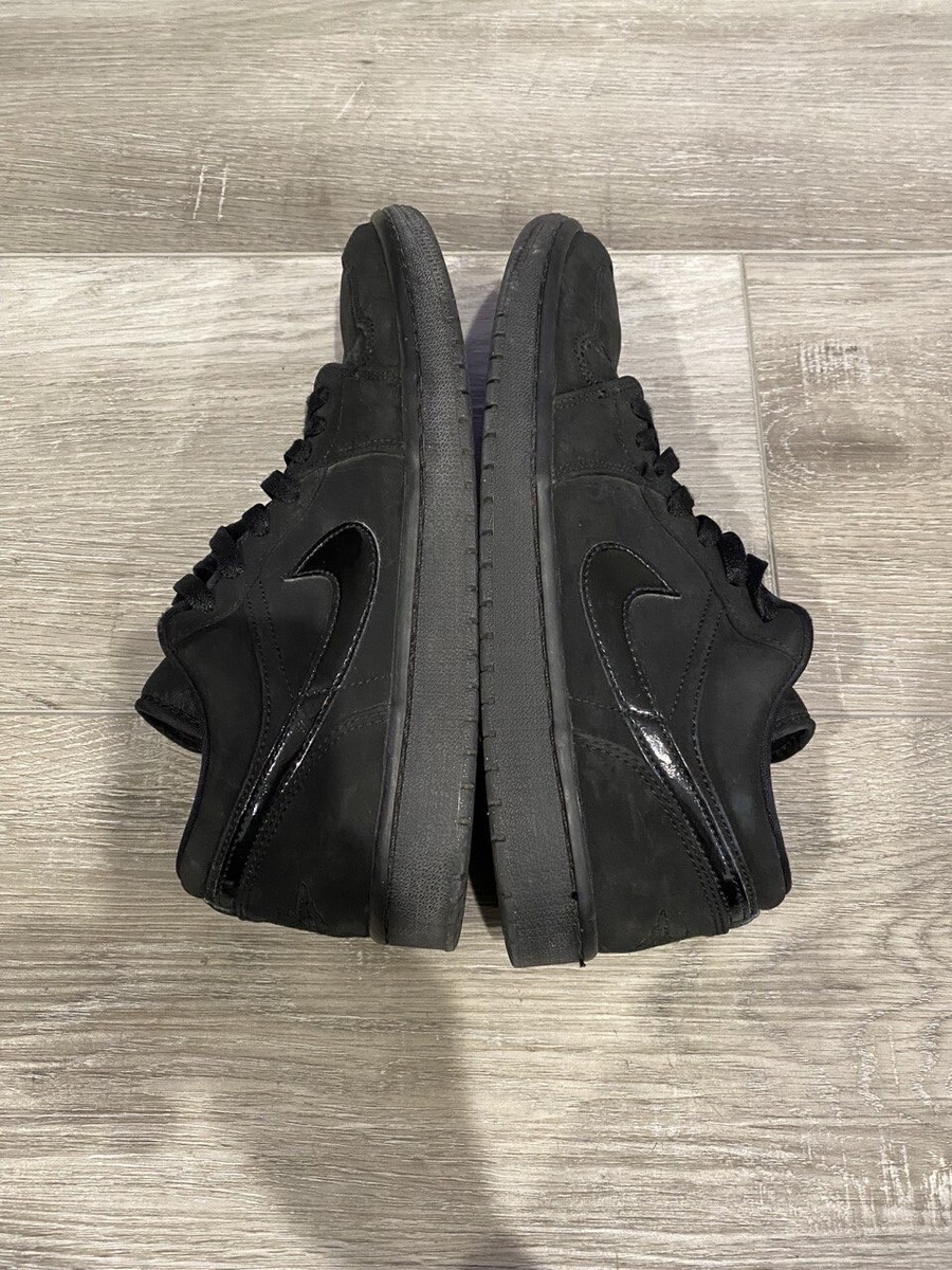2019 Nike Air Jordan 1 Low Triple Black Suede 553558-056 2019 Nike Air Jordan 1 Low Triple Black Suede 553558-056