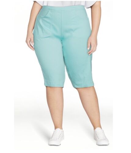 Just my size Women’s Aqua Pull On stretch 2 Pocket capri pants 3X NEW
