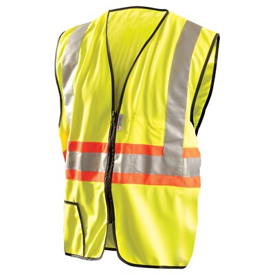 OccuNomix LUX-SSG2TZ Type R Class 2 Two-Tone Expandable Solid Safety Vest