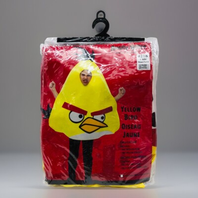 New ROVIO ANGRY BIRDS Kids Yellow Bird 3 Pc Deluxe Costume Inc Pillows Child OS