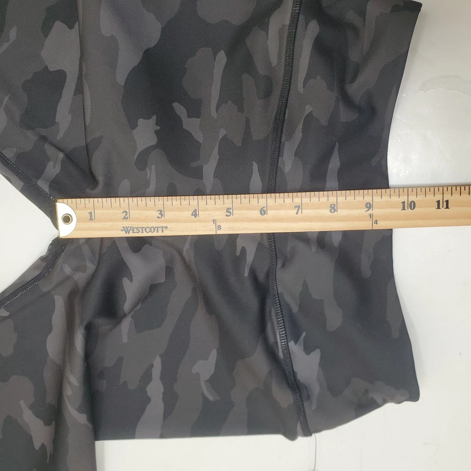 NUEVO CON ETIQUETAS Bebe Leggings Deportivos Camuflados Negros Gris Atléticos Yoga Correr Para Mujer Talla M Foto 4 de 4