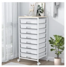 BRAND NEW Sykiariol Rolling Storage Cart with Drawers & 8 Drawers 