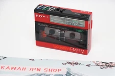 JUNK Sony Walkman WM-F15 Stereo Portable Audio Cassette Player Radio FM AM used