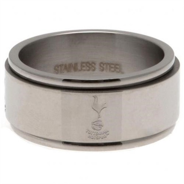 Tottenham Hotspur Football Club Stainless Steel Spinner Ring Large Uk For Sale Online Ebay