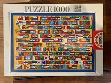 Educa 1000 Piece Puzzle Flags of the World 1 Missing Piece