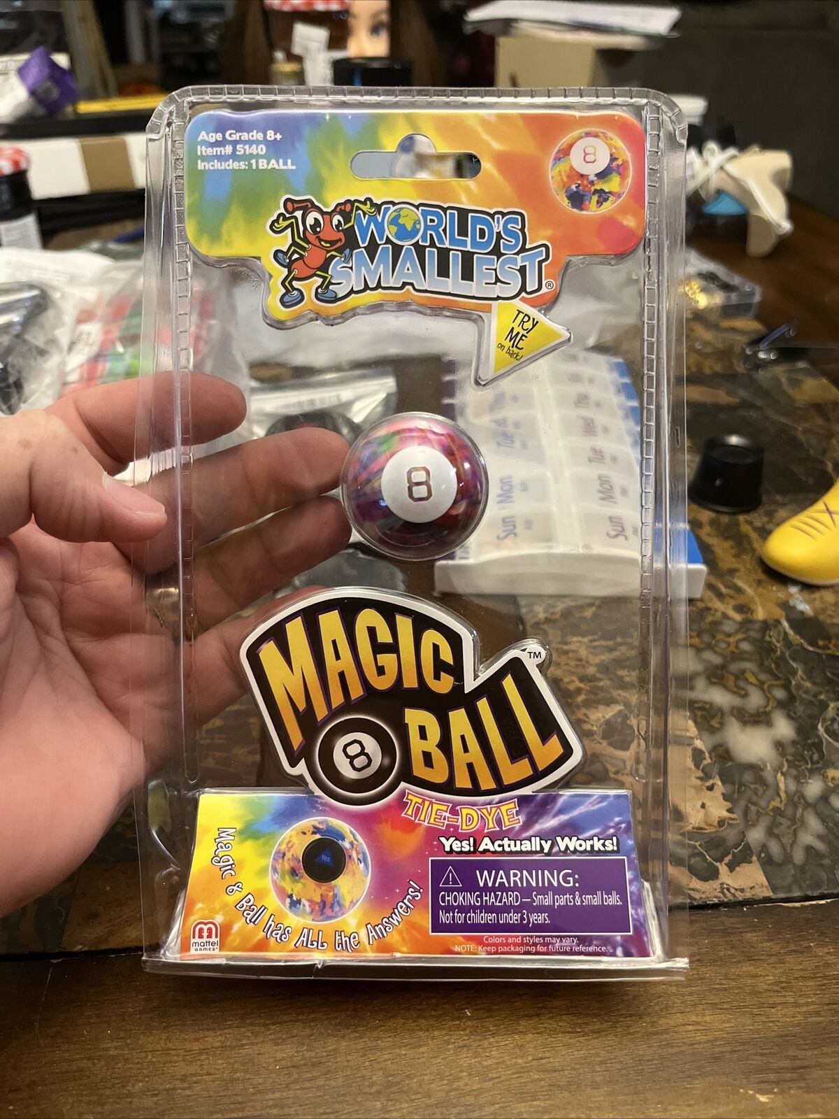 World's Smallest Magic 8 Ball